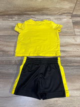 Puma 2pc Shirt & Shorts Set Yellow sz 0-3m