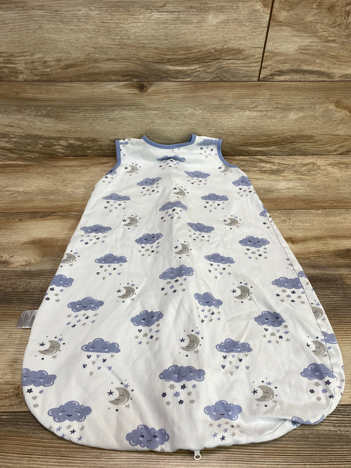 Yoofoss Cloud Print  Sleep Sack White sz 6-12m