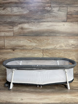 NEW Baby Delight Snuggle Nest Portable Infant Bassinet, Grey
