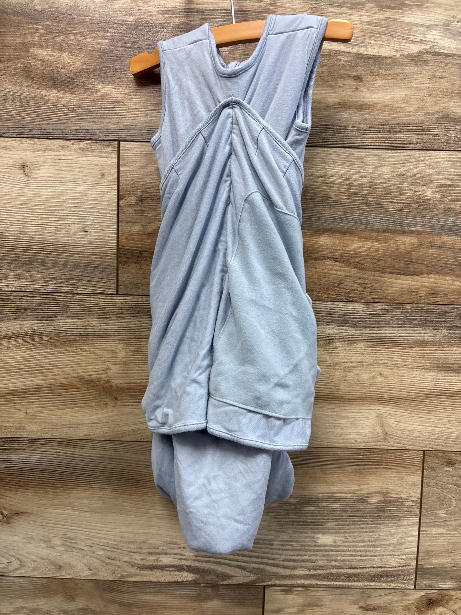 Halo SleepSack SuperSoft Bamboo Wearable Blanket in Blue Fog sz 6-12m