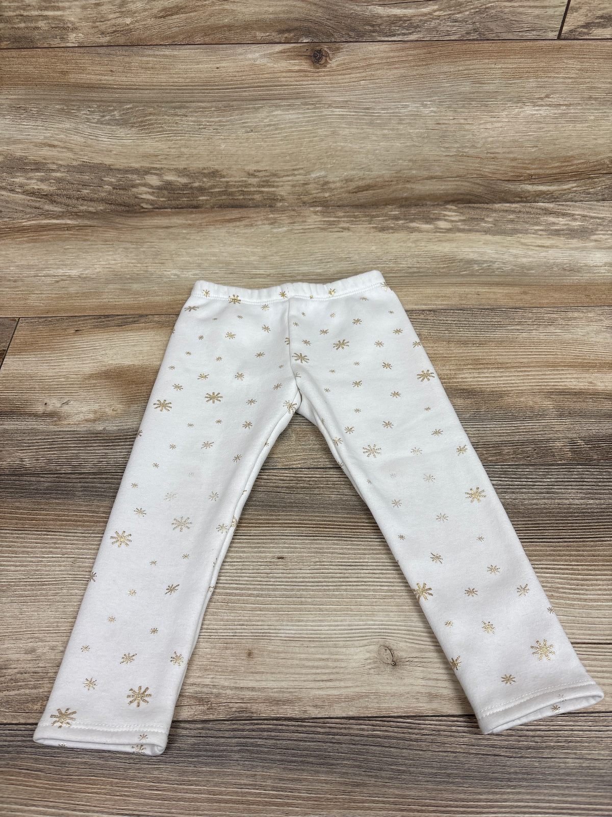 Okie Dokie Snowflake Pull-On Joggers White sz 2T