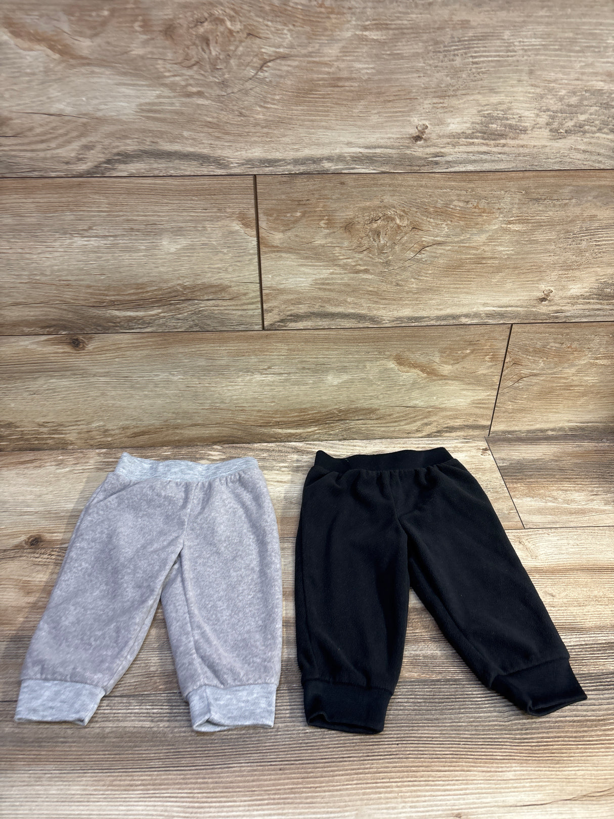 Simple Joys 2pk Fleece Joggers Black sz 6-9m
