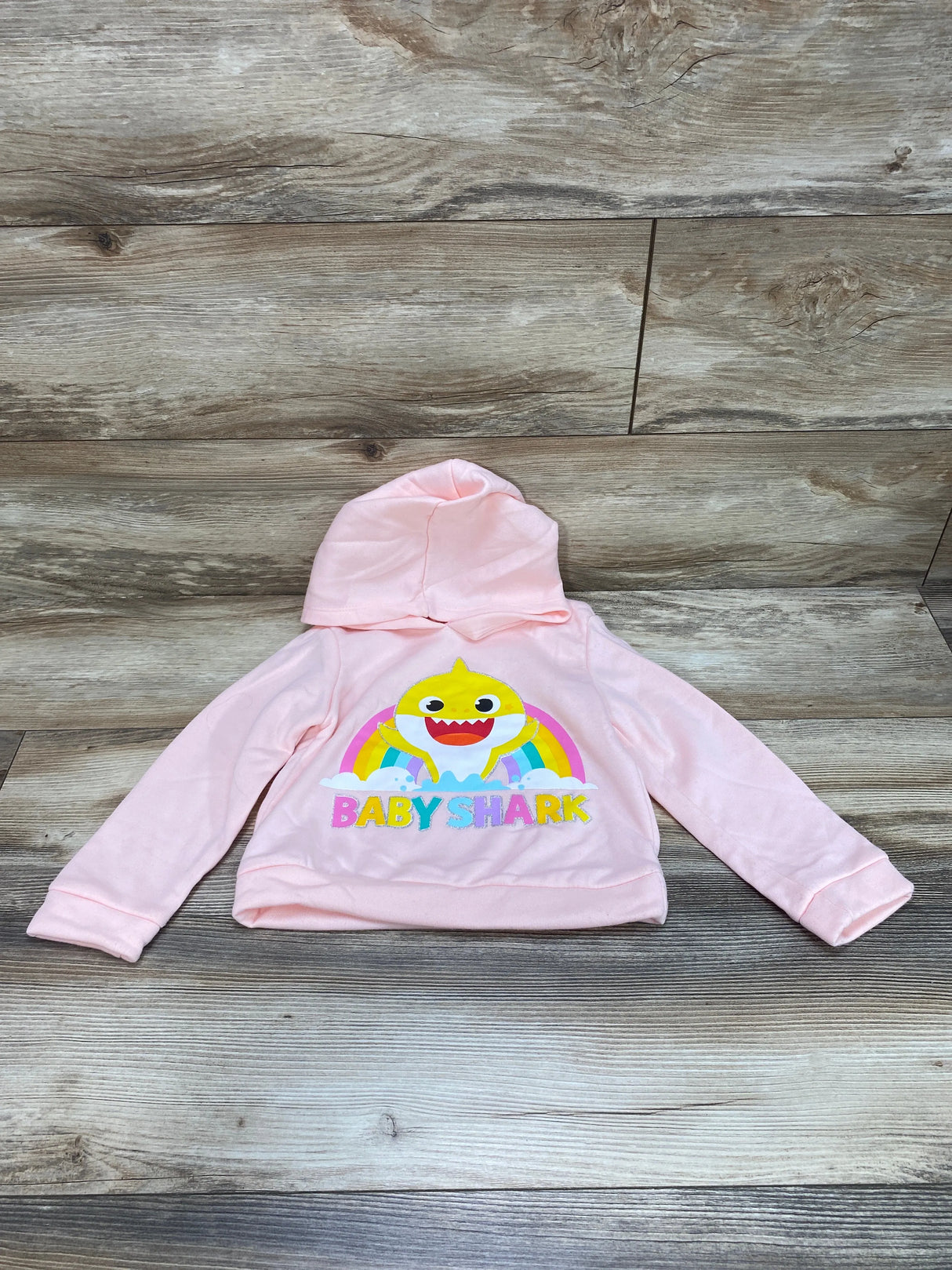 Nickelodeon Baby Shark Pink Hoodie sz 4T