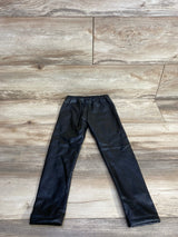 Zara Faux Fur Pull On Pants Black sz 5T
