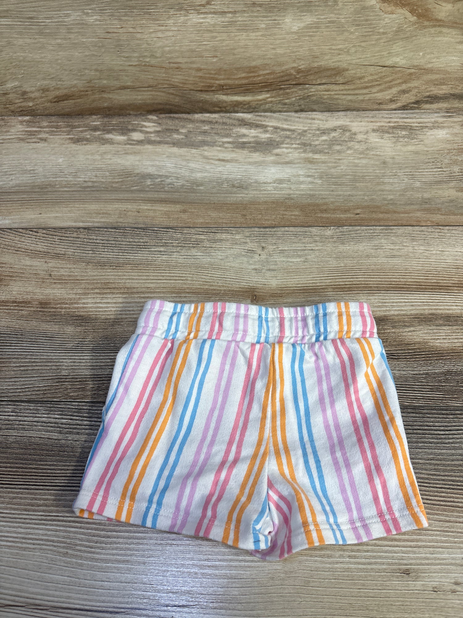 Cat & Jack Knit Shorts Striped White sz 12m