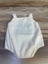Four-Leaf Clover Cord Bubble Romper Cream sz 0-3m