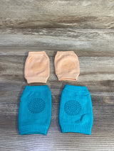 NWOT 2pk Baby Crawling Knee Pads Teal/Orange