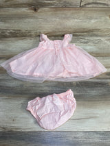 Just One You 2pc Floral Dress & Bloomers Pink sz 6m