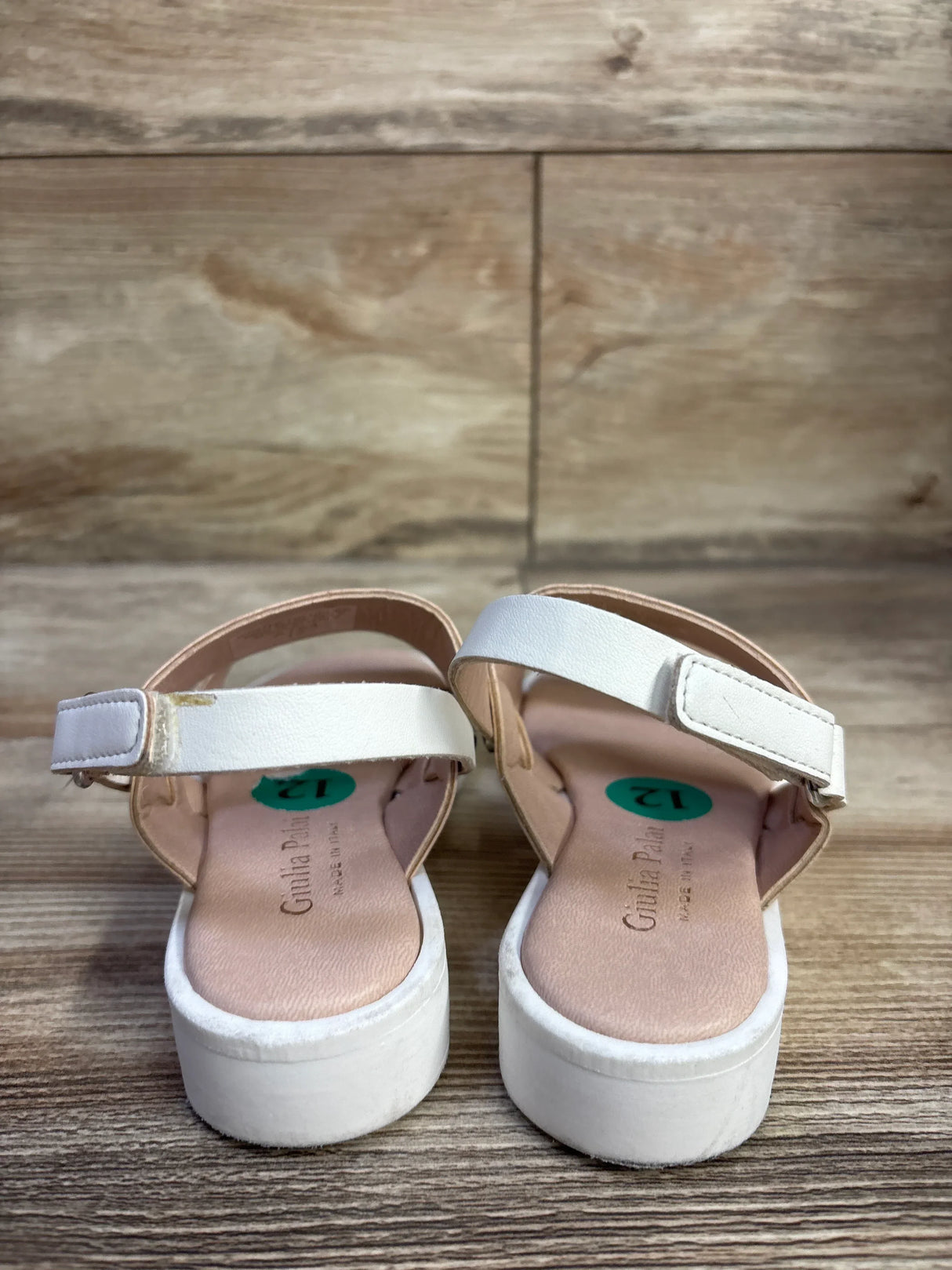Giulia Palai Glitter Strap Sandals Pink sz 12c