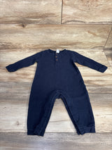 Old Navy Waffle Knit Coverall Navy sz 12-18m