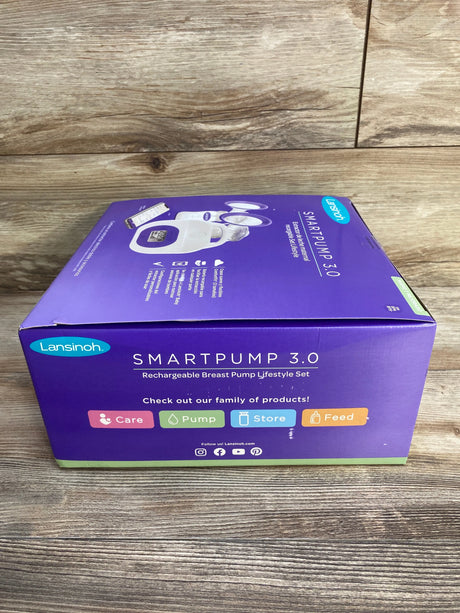NEW Lansinoh Smartpump 3.0 Double Electric Breast Pump - Me n Mommy To Be