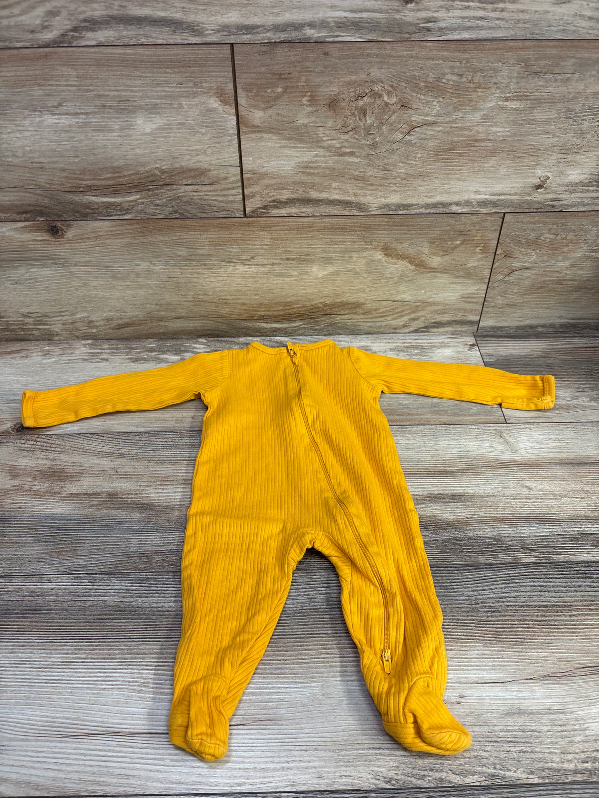 Wonder Nation Ribbed Sleeper Yellow sz 3-6m
