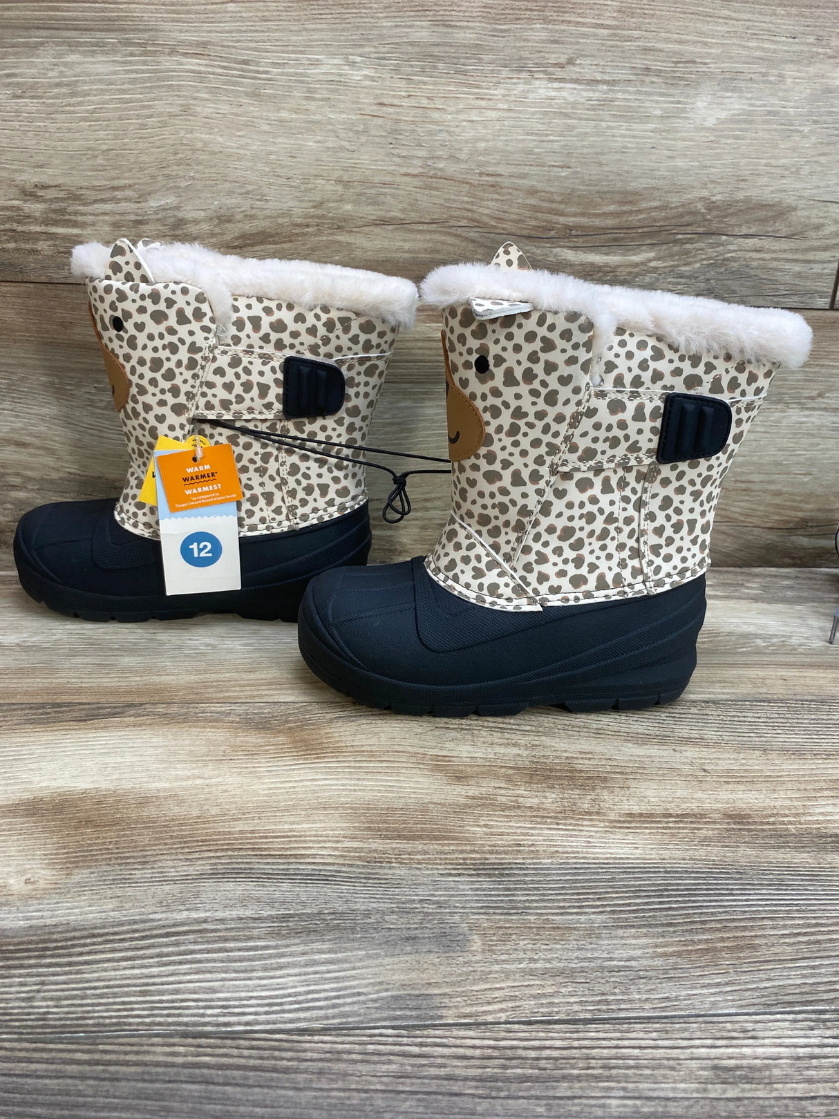 NEW Cat & Jack Frankie Winter Snow Boots sz 12c