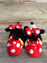 Disney Minnie Mouse 3D Slippers Red sz 7/8c