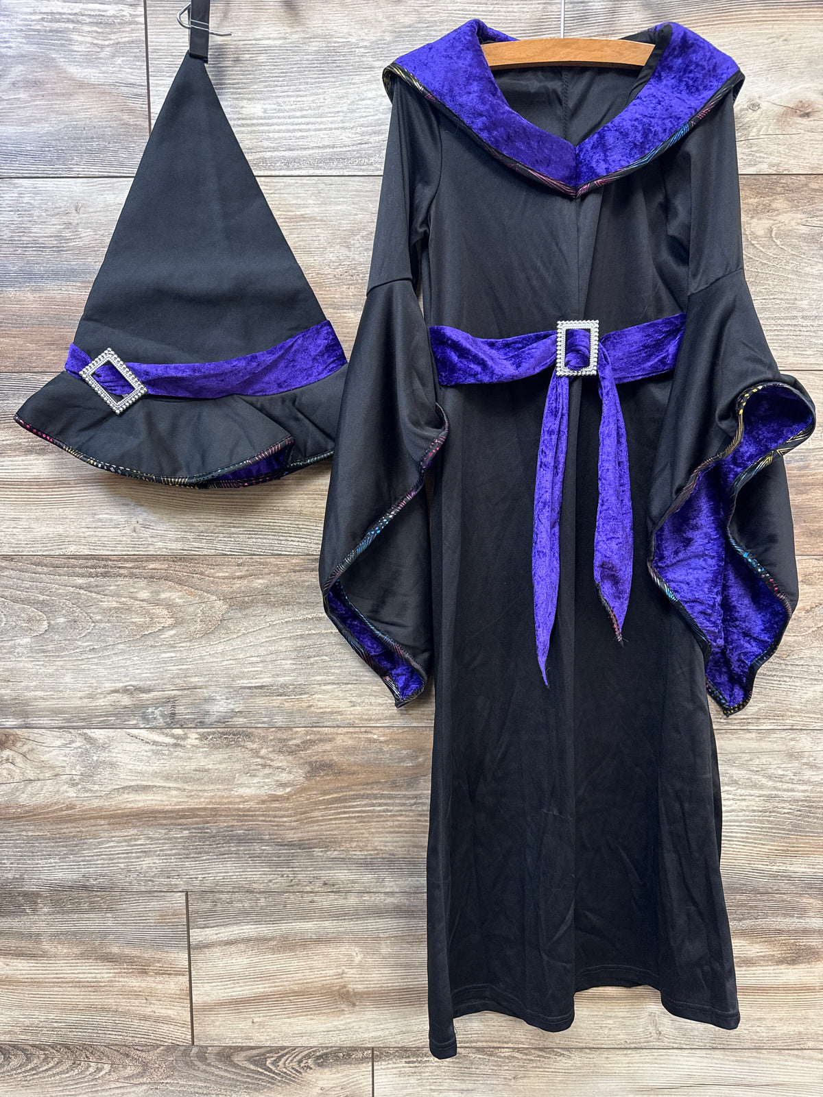 Spirit Halloween Charmed Witch 2pc Costume Black sz 4-6T