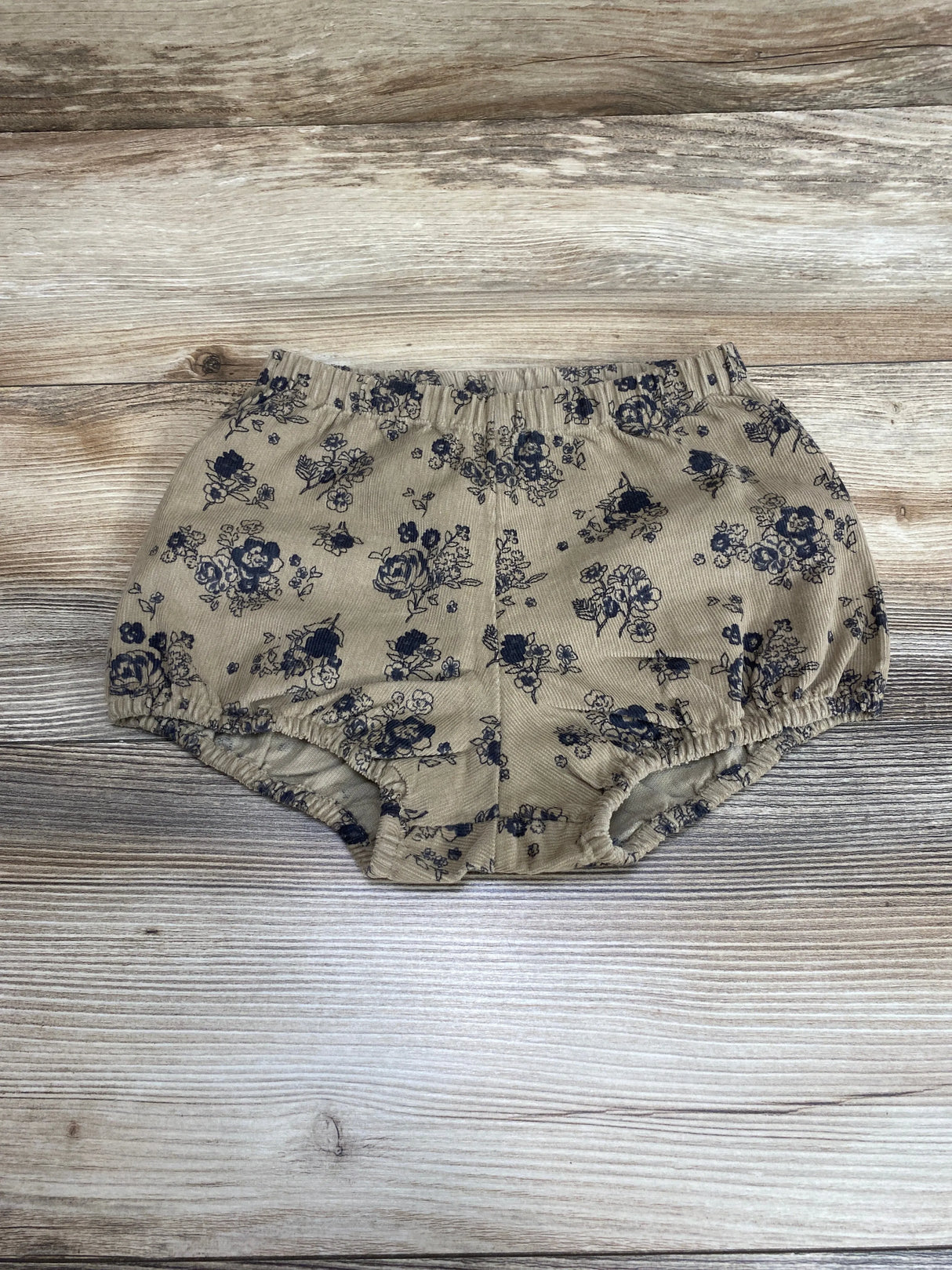 Little Cotton Clothes Floral Corduroy Bloomers Brown sz 3-4T