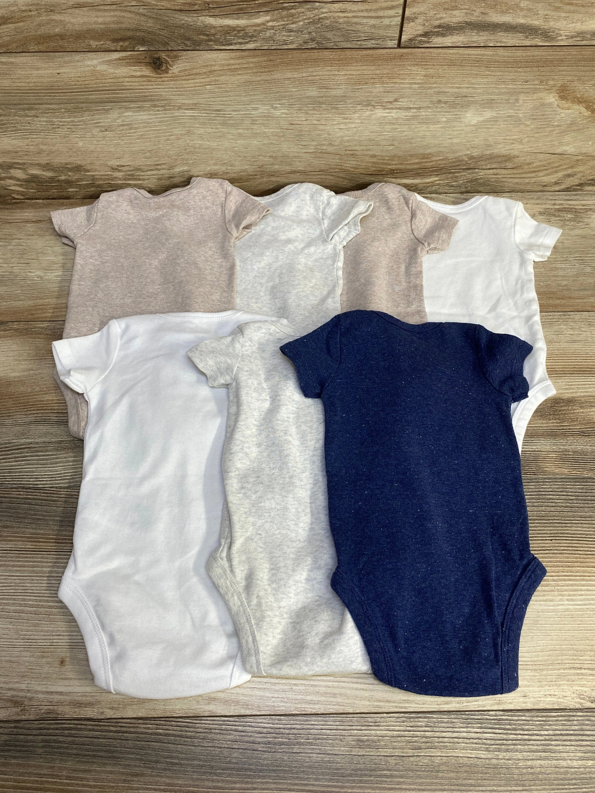 Simple Joys 7pk Bodysuits White sz 0-3m