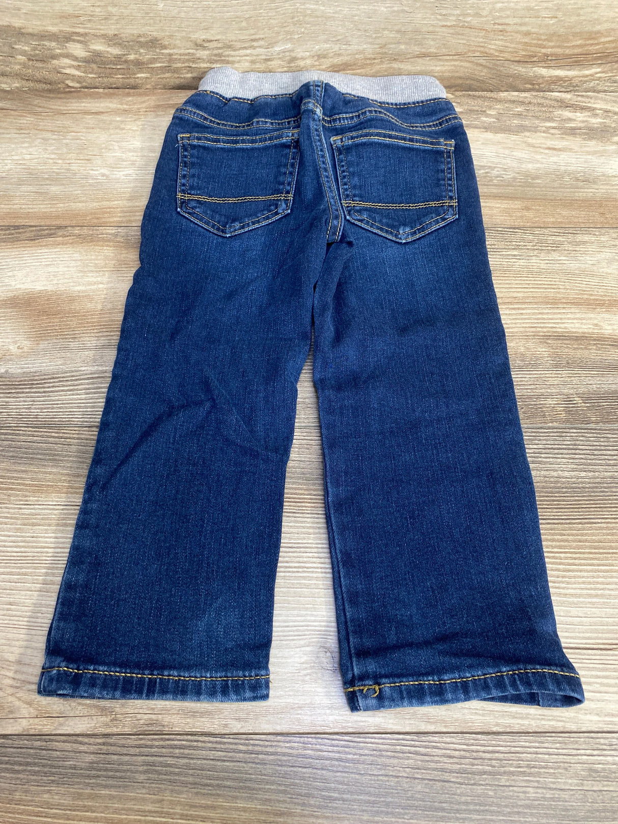 Cat & Jack Drawstring Straight Jeans Blue sz 3T