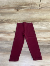 Cat & Jack Leggings Maroon sz 2T