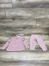 Btween 3pc Star Sweatshirt & Pants Set Pink sz 12m