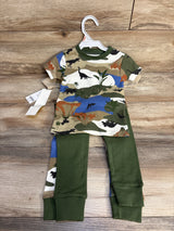 NEW Carter's 4pc Dinosaur Pajama Set Green sz 2T - Me n Mommy To Be