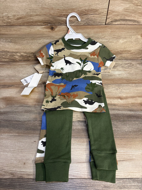 NEW Carter's 4pc Dinosaur Pajama Set Green sz 2T - Me n Mommy To Be