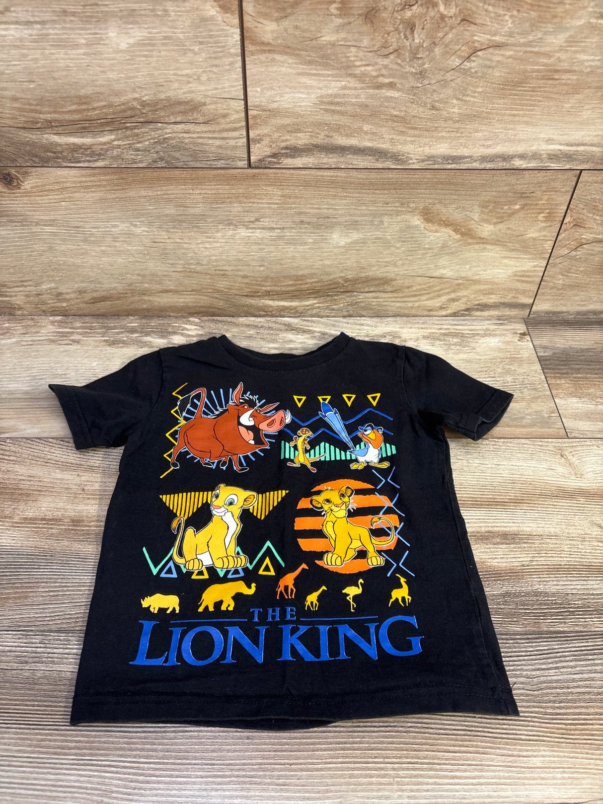 Disney The Lion King Shirt Black sz 4T