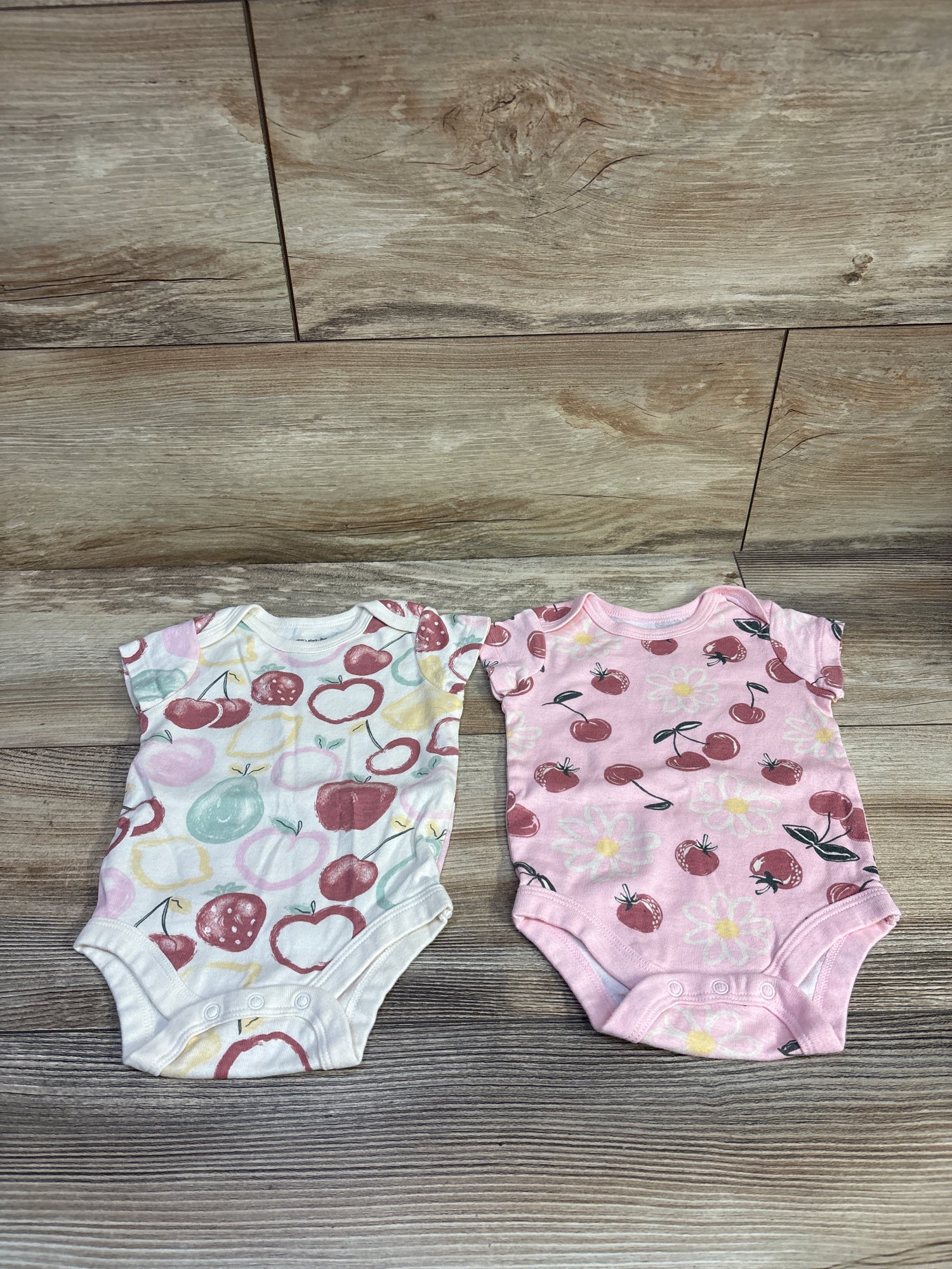 Member's Mark 2pk Bodysuits Pink sz 3m