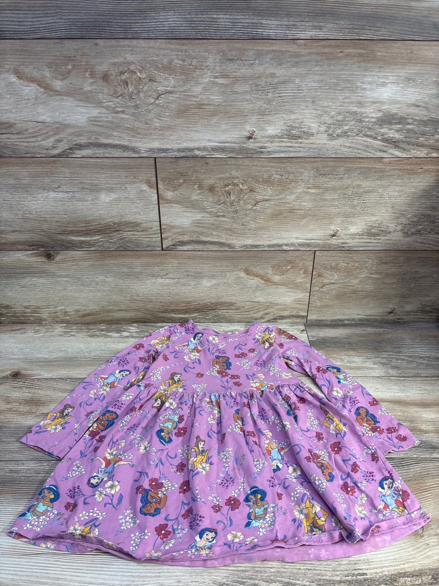 Jumping Beans x Disney Princess Long Sleeve Dress Mauve sz 5T