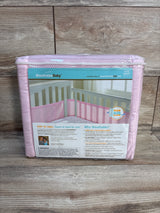 NEW BreathableBaby Breathable Mesh Crib Liner in Pink