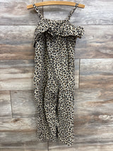 Old Navy Leopard Print Tank Romper Brown sz 5T