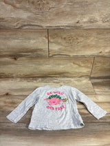 Old Navy Be Wild And Free Shirt Grey sz 18-24m