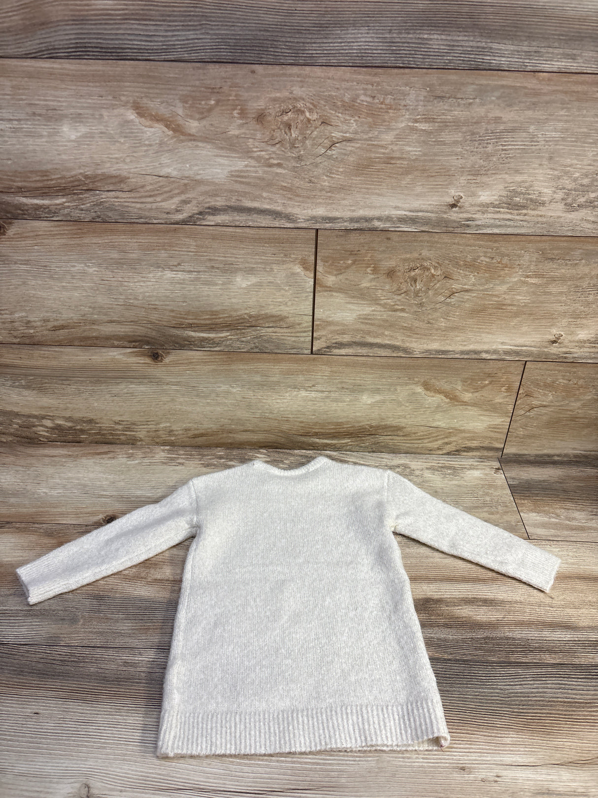 Children's Place Sequin Sweater Dress Ivory sz 12-18m