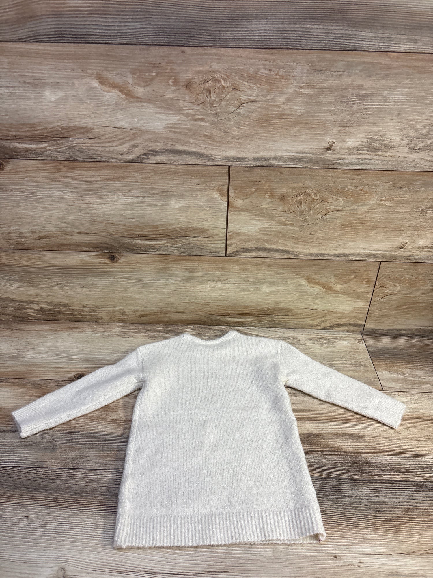 Children's Place Sequin Sweater Dress Ivory sz 12-18m