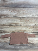 Easy Peasy Waffle Knit Shirt Brown sz 18m