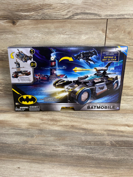 NEW DC Comics Batman Ultimate Transforming Batmobile Playset with Projectiles - Me n Mommy To Be
