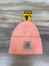NEW Carhartt Knit Beanie Watch Hat in Amber Pink One Size