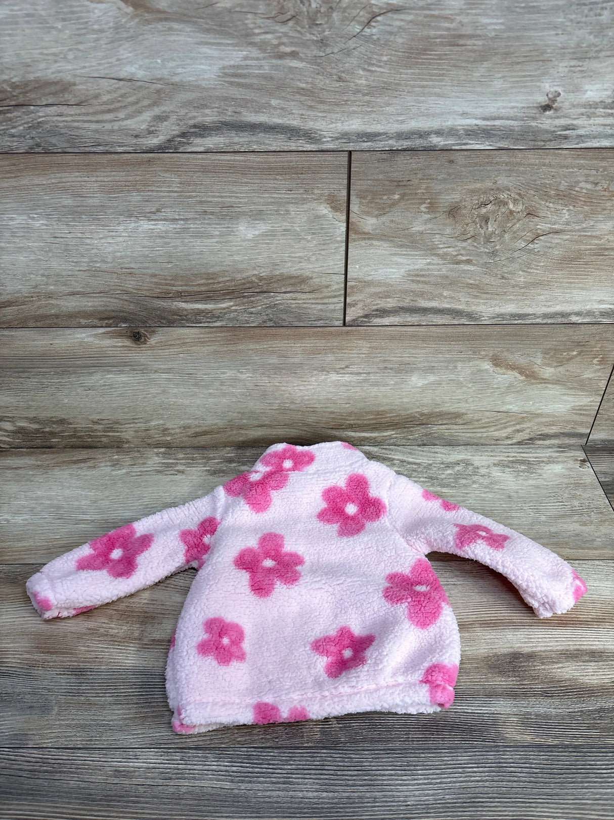 Just One You Floral 1/4 Zip Pull Over Jacket Pink sz 6m