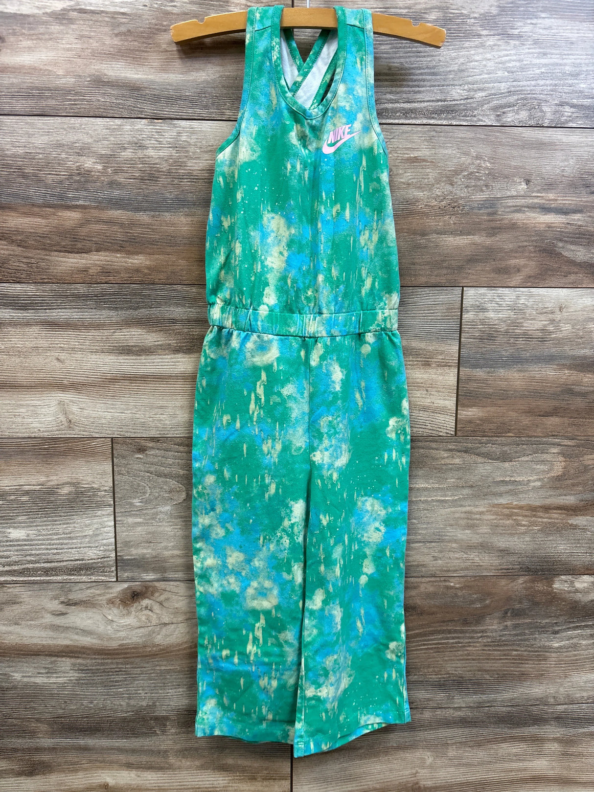 Nike Sleeveless Jumpsuit Green sz 4T