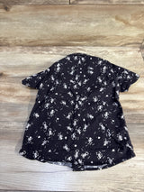 Hemet Skeleton Button-Up Shirt Black sz 2T