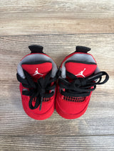 Air Jordan 4 Retro CB 'Toro Bravo' Sneakers Red sz 2c