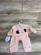 NEW Disney Baby 2pc Minnie Mouse Sweatshirt & Joggers Set Pink sz 6-9m