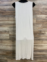 Old Navy Ribbed Nursing Maxi Dress Cream sz Large