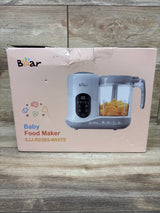 NEW Bear Smart Touch-Screen One-Step Baby Food Maker - White
