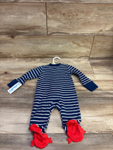 NEW Carter's Striped Sleeper Navy sz 3m