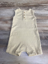 Tun Tun Henley Ribbed Romper Yellow sz 12-18m