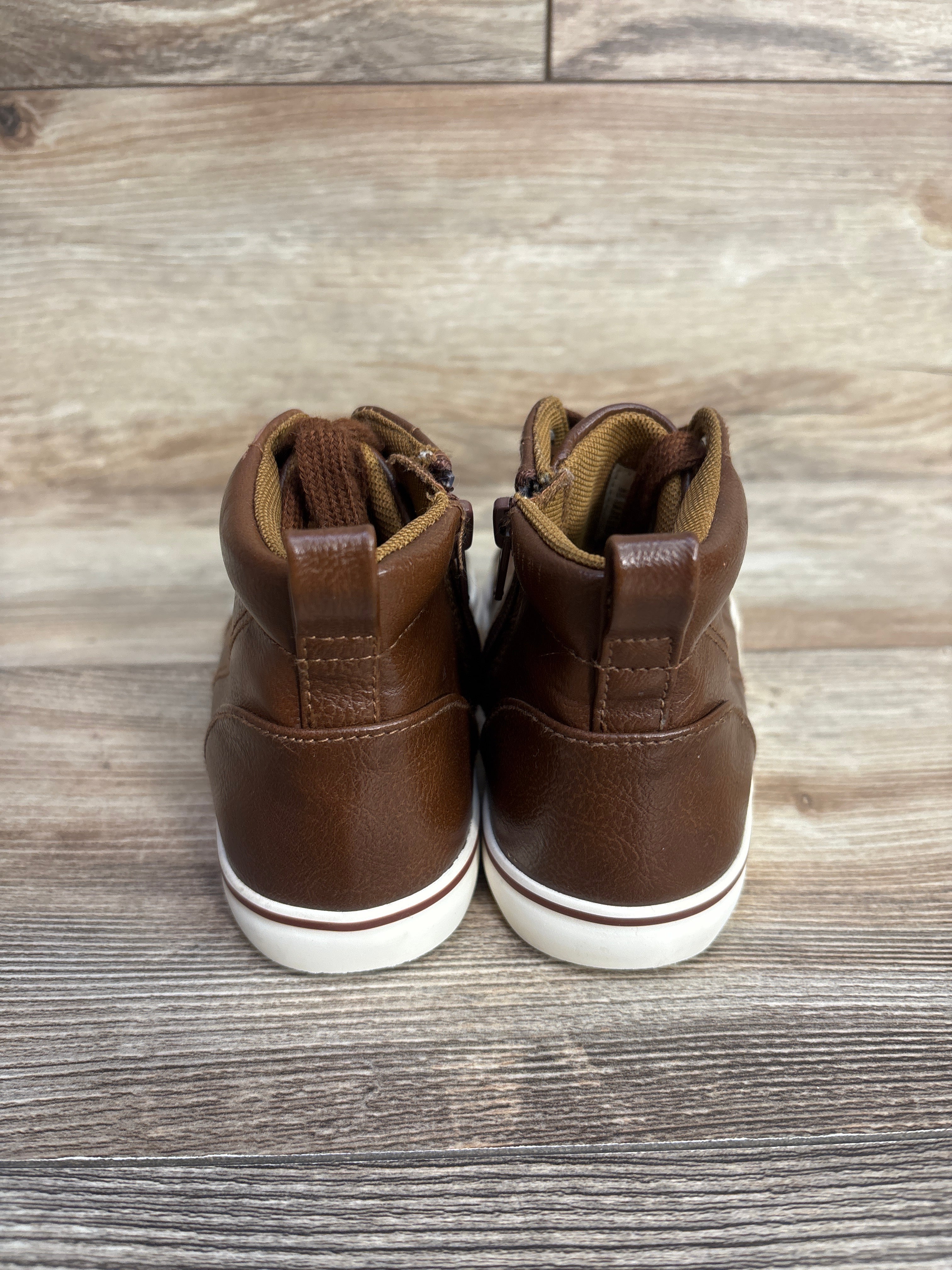 ココスヤシ　(354) Cat & Jack Florian Mid-Top Sneakers Brown sz 1Y – Me n Mommy To Be