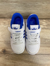 Adidas Boy's Forum Low CL Sneaker White/Royal Blue Sz 9c