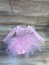 Kiijoy Long Sleeve Tutu Leotard Pink sz 4/5T