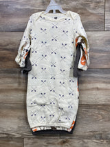 NEW Hudson Long-Sleeve Gowns 3pk Forest sz 0-6m